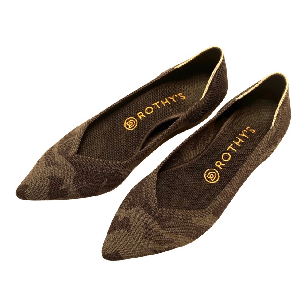 Rothys Retired The Point In Grey Camo - image 1